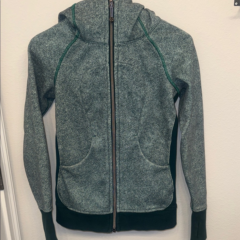 Lululemon Teal Scuba Hoodie Size 2